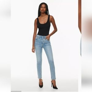 Aritzia The Yoko High Rise Slim Jeanes